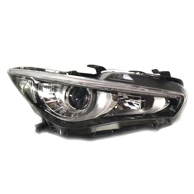 Suitable for  Q50front Headlight 2014-2017 Q50 Headlight Car Assembly with High LED and Steering Car Headlamp